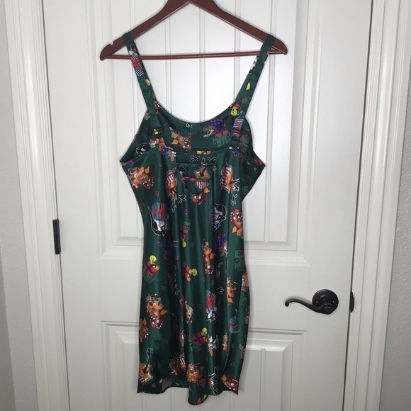 Vintage 90’s Looney Tunes Christmas Slip Dress Size Medium. - Picture 6 of 10